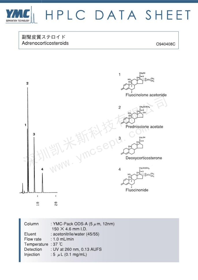 HPLC檢測(cè)腎上腺皮質(zhì)甾類 HPLC檢測(cè)腎上腺皮質(zhì)甾類